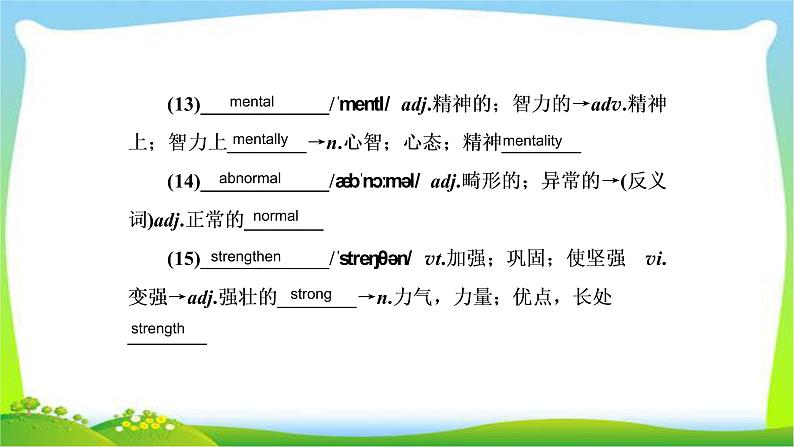 人教版高考英语总复习选修6Unit3A healthy life完美课件PPT07