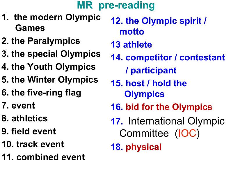 2020-2021学年牛津上海版高中二年级第一学期Unit 1 Sporting events More reading 课件04