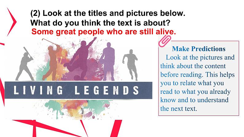 Unit 3 Sports and Fitness Period 2 Reading and Thinking Living Legends课件-2021-2022学年上学期高一英语同步精品课堂(人教版新教材必修第一册)第3页