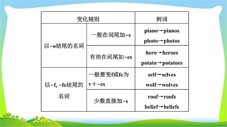 高考英语语法经典复习专题一名词与冠词课件PPT03