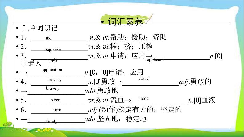 人教版高考英语总复习必修5Unit5First aid课件PPT第8页