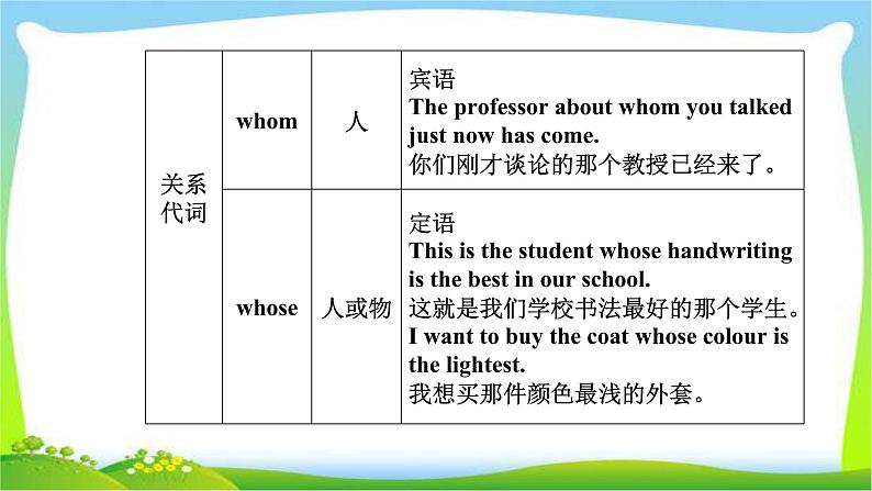 高考英语语法突破复习专题10定语从句课件PPT06