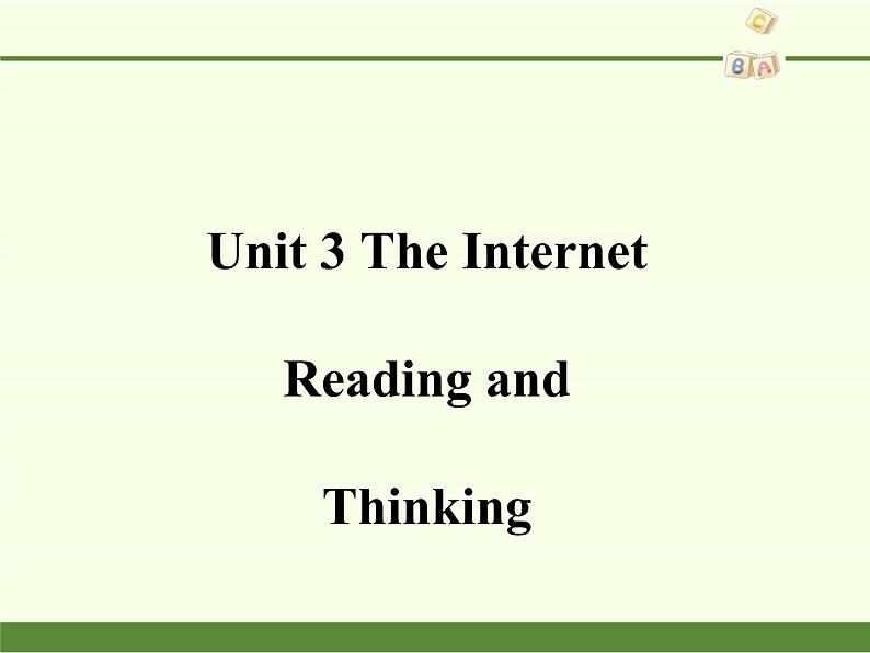 第二册 unit3的 reading课件PPT第1页