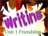 甘肃省金昌市第一中学高一英语《Unit 1 Friendship》Writing课件（人教版必修1）