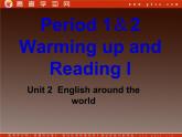 高一英语人教版必修1精选课件《Unit 2 English around the world》Warming up and Reading I课件