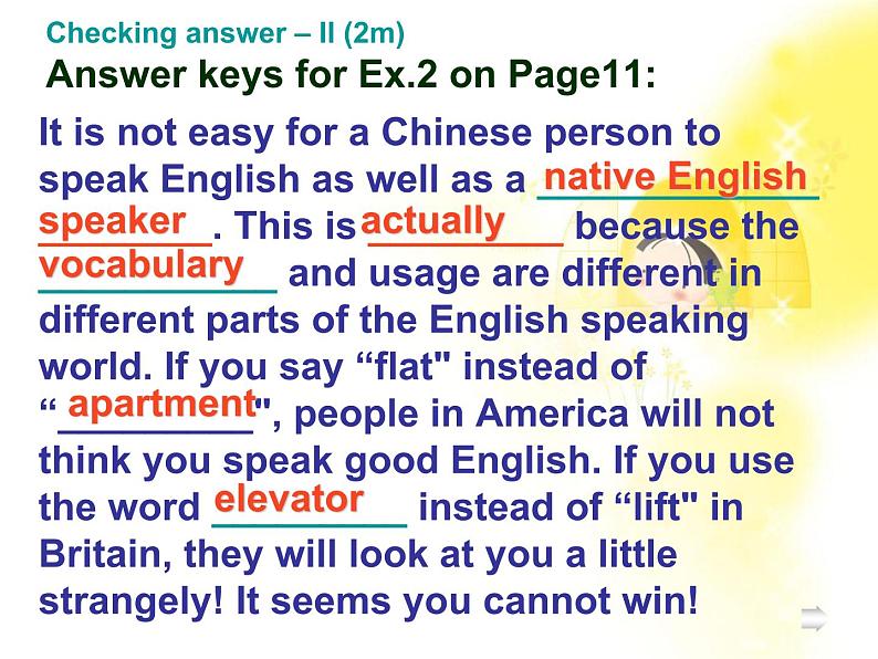 高一英语人教版必修1精选课件《Unit 2 English around the world》Learning about languages课件05