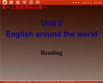 人教版 (新课标)必修1&2必修1Unit 2 English around the world背景图ppt课件