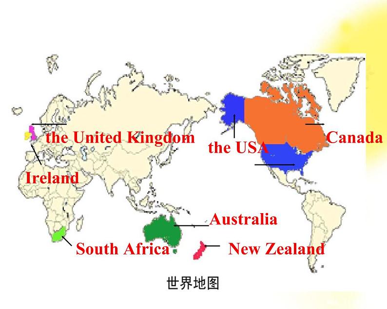 浙江省安吉县振民中学高一英语人教版必修1《Unit 2 English around the world》-Warming up课件08