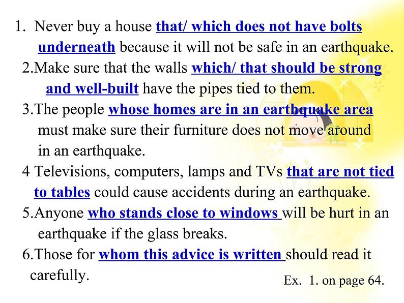 高一英语人教版必修1精选课件《Unit 4 Earthquakes》listening,Reading II and Talking课件03