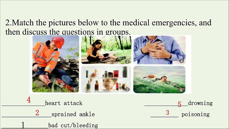 浙江专用高中英语Unit5FirstAidUsinglanguage1课件新人教版选择性必修204