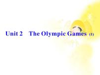 高中人教版 (新课标)Unit 2 The Olympic Games复习ppt课件