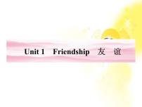 高中英语Unit 1 Friendship课前预习课件ppt