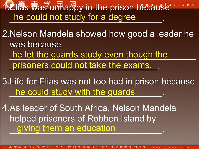 高一英语人教版必修1精选课件《Unit 5 Nelson Mandela—a modern hero》Extensive reading课件第4页