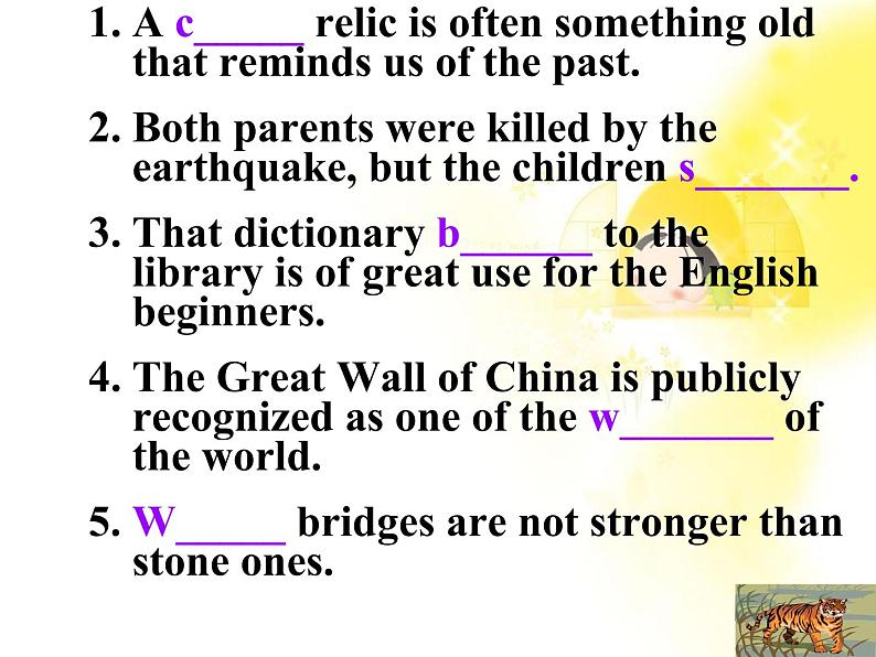 人教版高中英语必修二 Unit 1《Cultural relics》-Grammar[课件]03