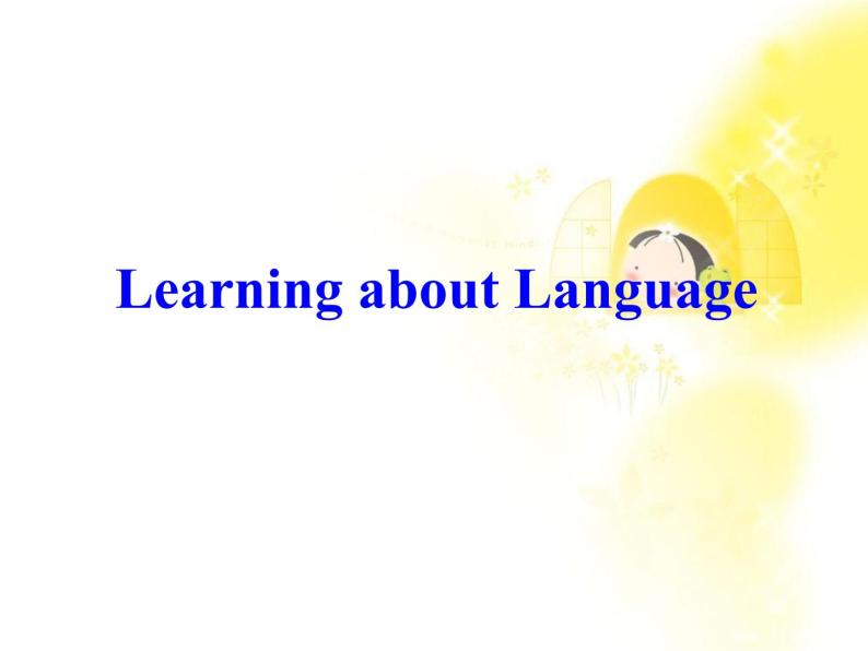 人教版高中英语必修二 Unit 1《Cultural relics》-Learning about language[课件]01