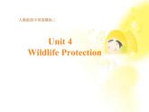 英语人教版必修1  4.1Unit4《Wildlife Protection》课件