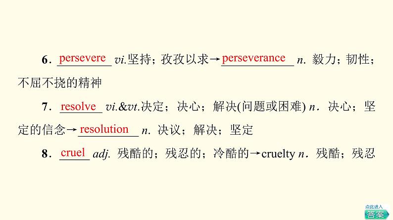 高中英语UNIT4ADVERSITYANDCOURSE教学知识细解码课件新人教版选择性必修第三册04