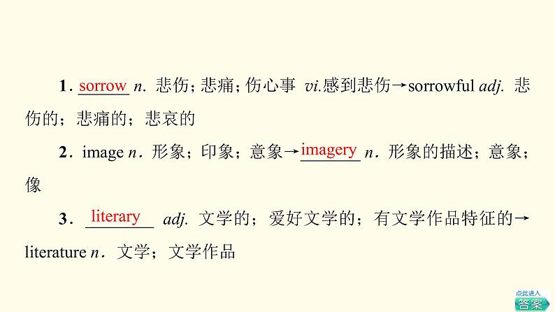 高中英语UNIT5POEMS教学知识细解码课件新人教版选择性必修第三册02