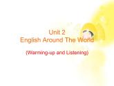 英语人教版必修1  2.7Unit2《English around the world》课件