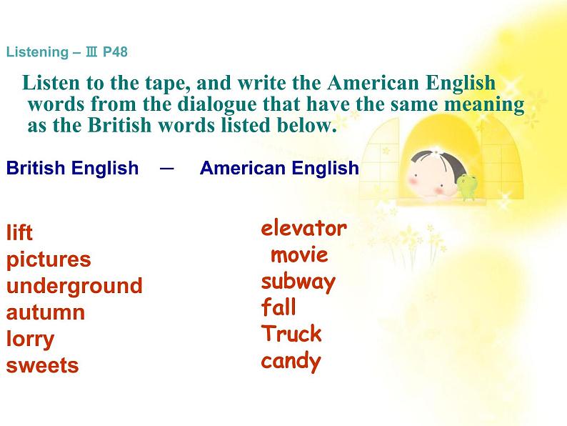 英语人教版必修1  2.5Unit2《English around the world》课件第7页