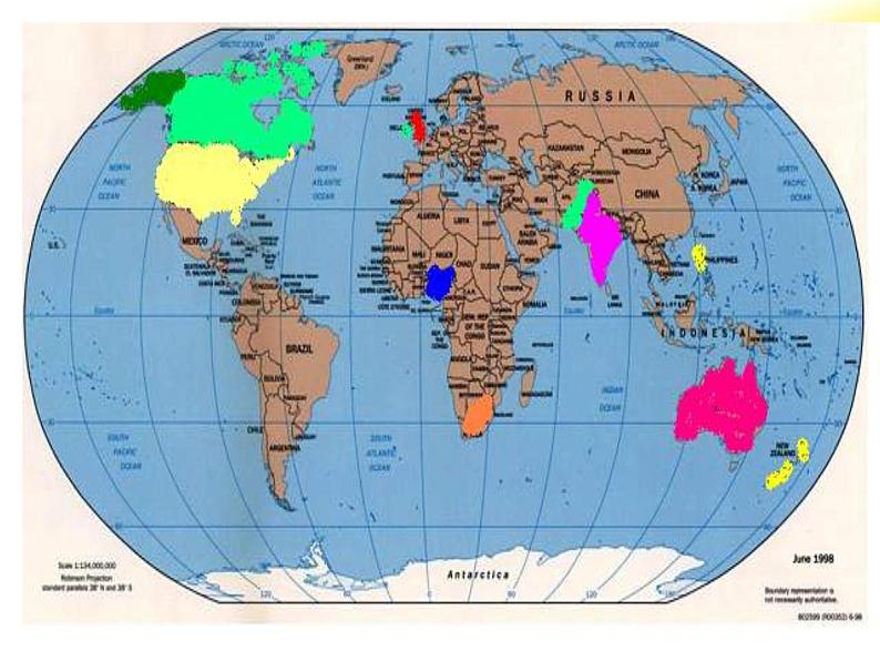 英语人教版必修1  2.8Unit2《English around the world》课件第3页