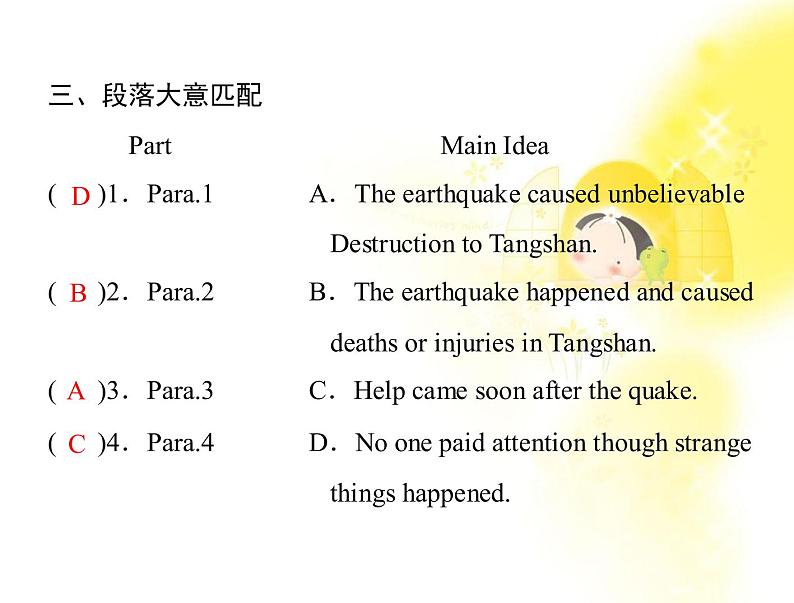 高一英语优化课堂课件：unit 4 section ⅰ warming up & reading（新人教版必修1）07