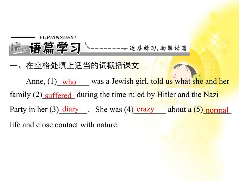 高中英语同步教学课件（人教版必修1） Unit1 section ⅰ warming up & reading02