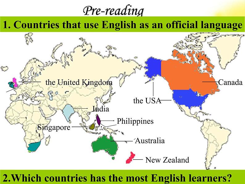 英语人教版必修1 Period 2Reading课件03