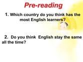 高中英语（人教版必修一）：Unit 2  English around the world 课件（2）