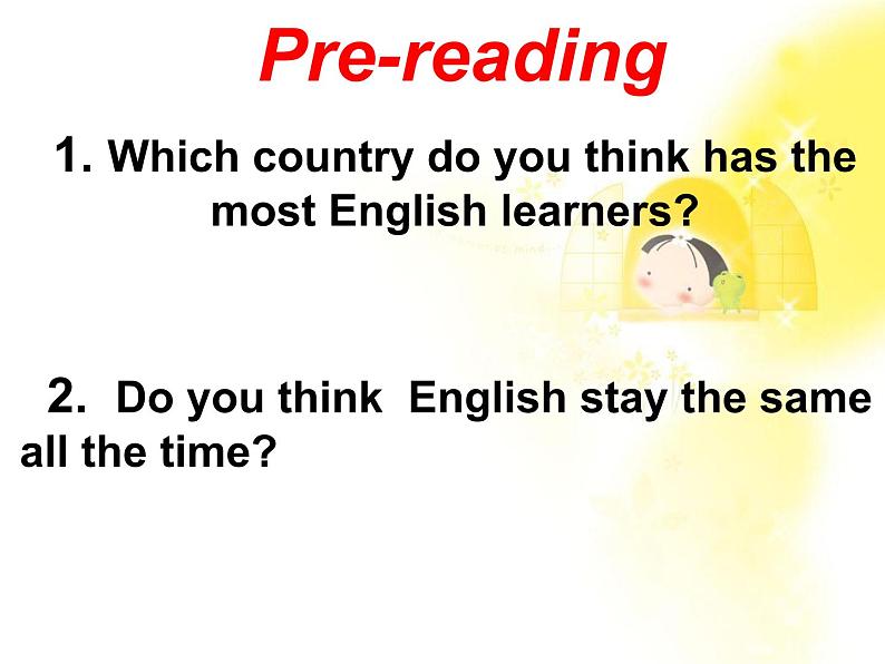 高中英语（人教版必修一）：Unit 2  English around the world 课件（2）05