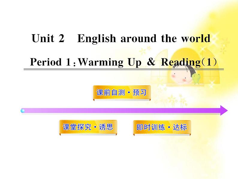 高中英语课时讲练通配套课件：Unit2《English around the world》Period 1（新人教版必修1）01