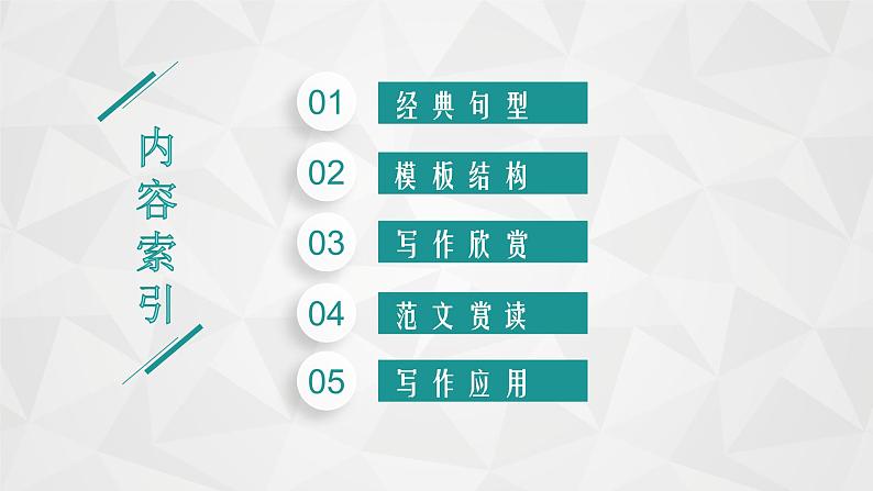 （新高考）2022届高中英语人教版一轮复习 板块二 模板1 建议信 精品课件02