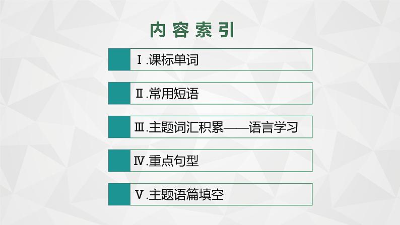 （新高考）2022届高中英语人教版一轮复习 分册一 必修1 Unit 2 English around the world 精品课件02