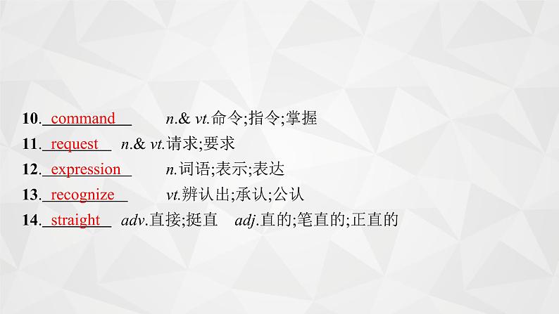 （新高考）2022届高中英语人教版一轮复习 分册一 必修1 Unit 2 English around the world 精品课件05