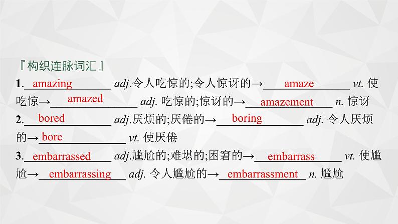 （新高考）2022届高中英语外研版一轮复习 必修1 必备预习案 Module 1 My First Day at Senior High 精品课件05