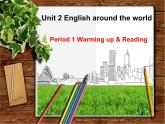 陕西省澄城王庄中学高一英语人教版必修1  unit2《English around the world》Period 1 Warming up & Reading 课件