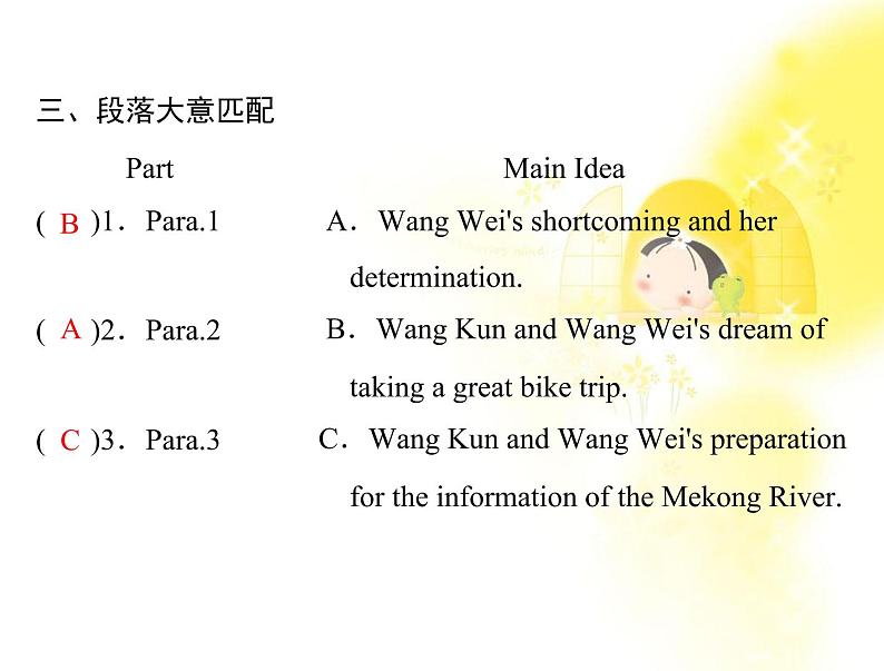 高中英语同步教学课件（人教版必修1） Unit3 section ⅰ warming up & reading06