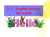 英语人教版必修1  2.10Unit2《English around the world》课件