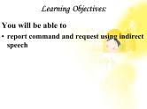 英语人教版必修1 Period 4Direct Speech Indirect Speech课件