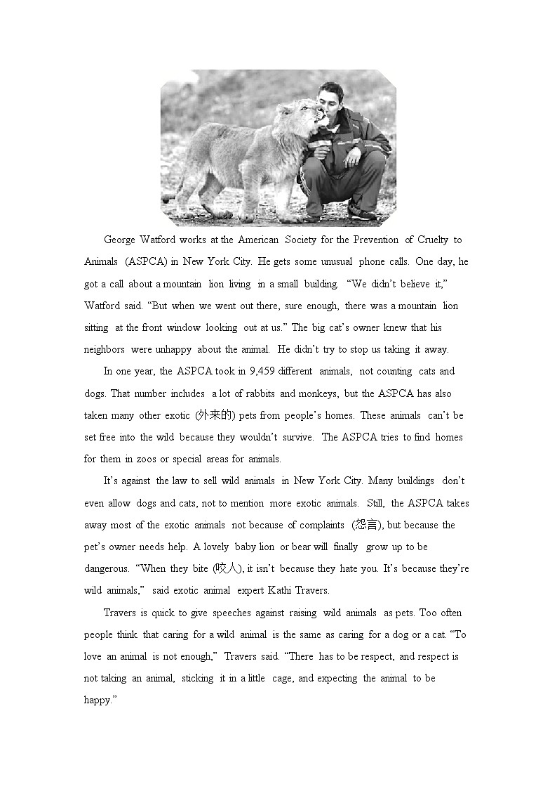 Module 5 Newspapers and Magazines单元测试题 1第3页