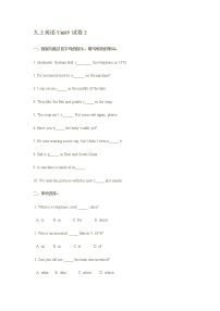 新目标英语九年级上学期Unit9试卷2