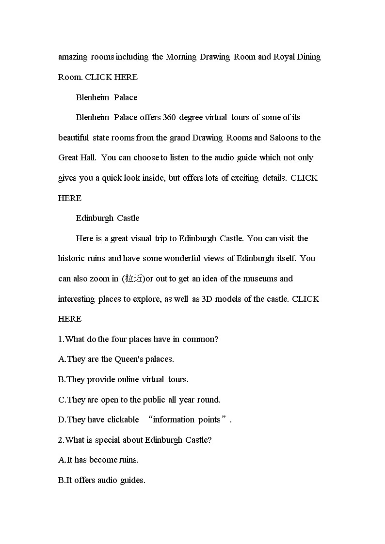 UNIT 3 THE INTERNET 检测卷-2022版英语必修第二册人教版（2019） 同步练习 （Word含解析）02