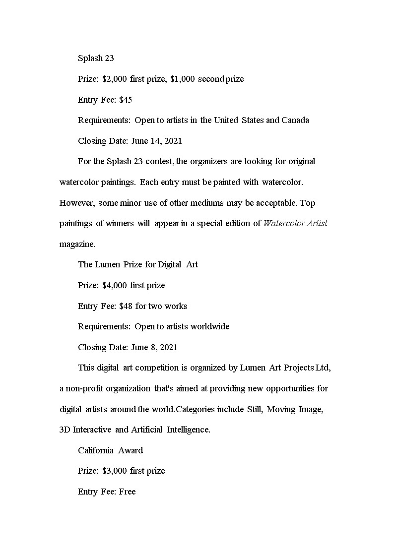 UNIT 1　ART 检测卷-2022版英语选择性必修第三册人教版（2019） 同步练习 （Word含解析）第2页