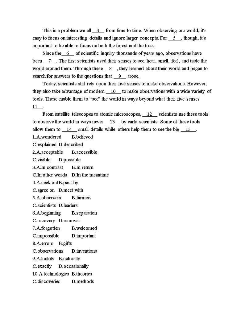 Unit 3　The world online Part 3-2022版英语必修第三册译林版（2019） 同步练习 （Word含解析）03