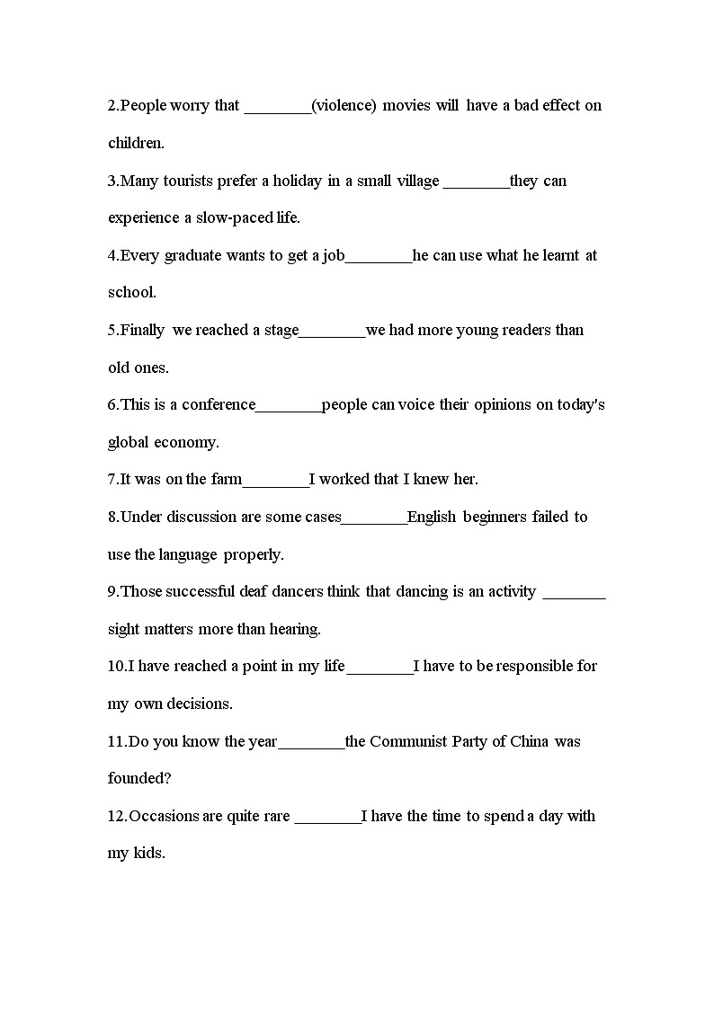 Unit 5　Nelson Mandela—a modern hero Part 2Learning about Language-2022版英语必修1 人教版（新课标） 同步练习 （Word含解析）02