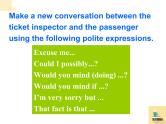 Module 3 My First Ride on a TrainFunction & Reading and Speaking & Pronunciation PPT 课件