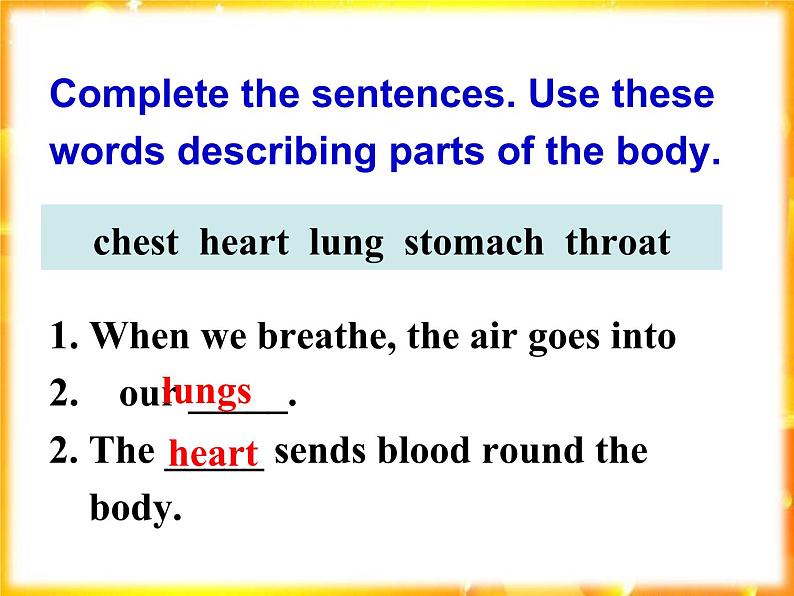 Module 1 Our Body and Healthy Habits  Listening and vocabulary PPT课件04