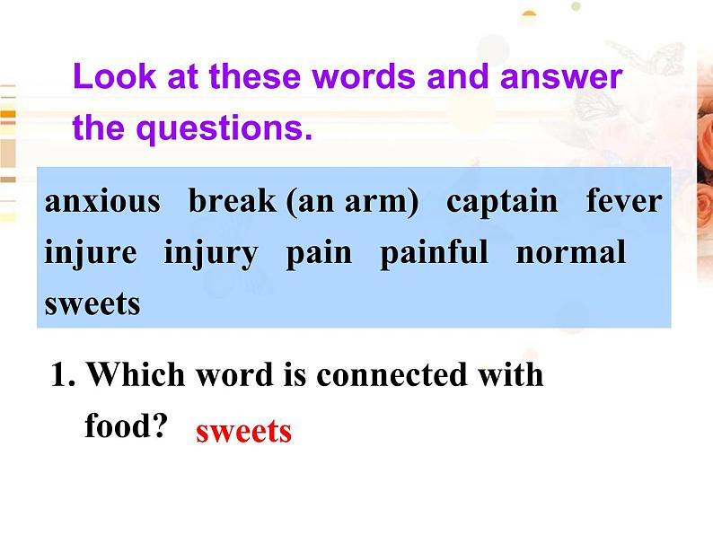 Module 1 Our Body and Healthy Habits Vocabulary and reading PPT课件04