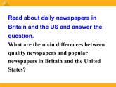 Module 5 Newspapers and Magazines Everyday English, writing and cultural cornerＰＰＴ课件