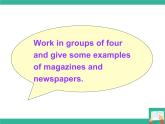Module 5 Newspapers and Magazines Introduction and reading　ＰＰＴ课件